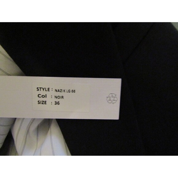 Hana San Blazer One Button Stretch Knit Jacket Retail $495 NWT Size 36 L - Picture 11 of 11